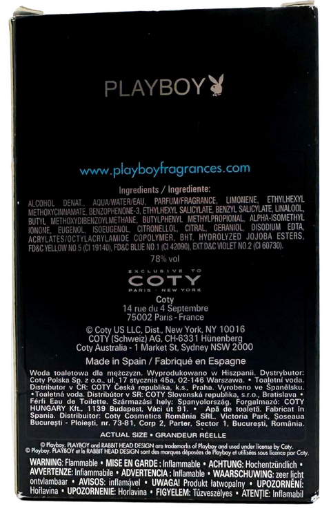 profumo uomo Eau de Toilette Playboy IBIZA spray 50 ml