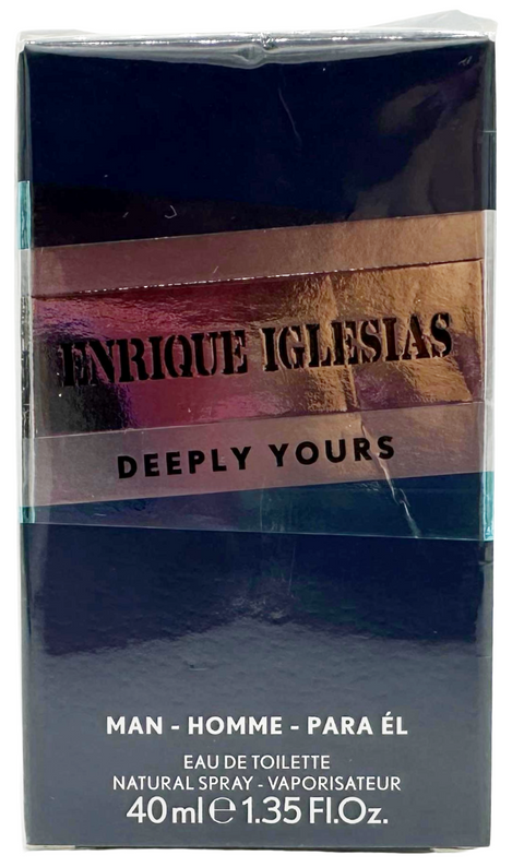 profumo uomo Eau de Toilette Enrique Iglesias Deeply Yours Natural Spray vaporisateur 40 ml