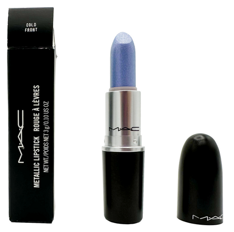 rossetto Mac Cosmetics Metallic Lipstick COLD FRONT