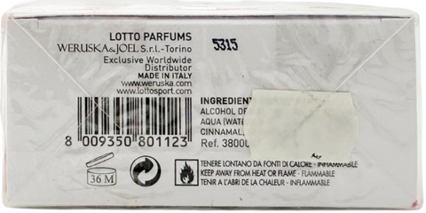 profumo donna Eau de Toilette Lotto WOMAN natural spray 100 ml
