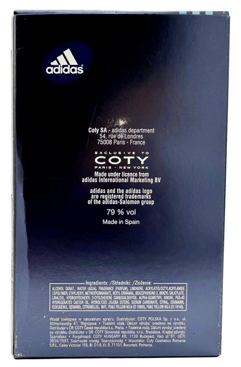 profumo uomo Eau de Toilette Adidas TEAM FORCE natural spray 100 ml