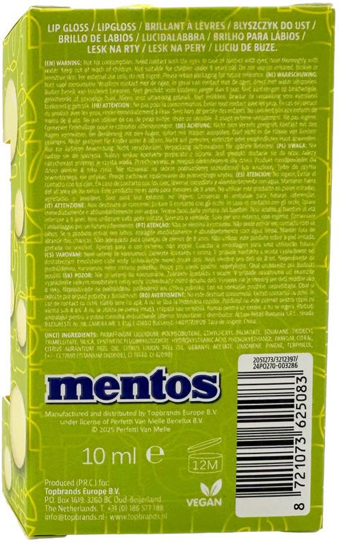 lucidalabbra Topbrands Mentos Lip Gloss LEMON