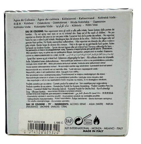 profumo uomo Eau de Cologne Borsari Arte 1870 MIRRA E ANICE STELLATO spray 100 ml