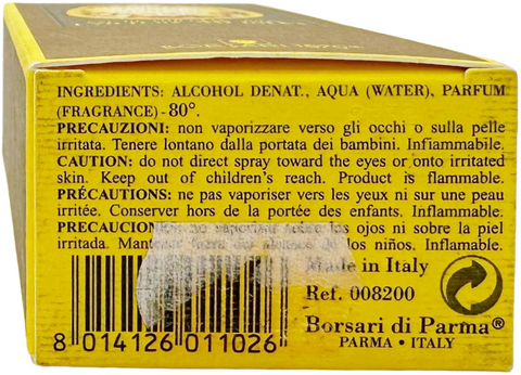 profumo unisex Eau de Toilette Acqua Classica Borsari 1870 Parma spray 50 ml