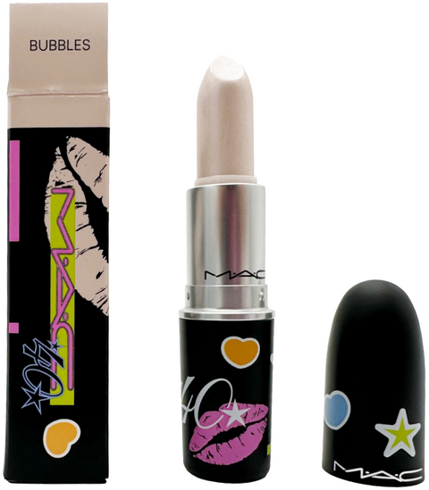 rossetto Mac Cosmetics Glaze Lipstick MAC 40 Anniversary Bring Backs BUBBLES