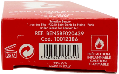 profumo donna Eau de Toilette United Colors Of Benetton ROSSO WOMAN natural spray 30 ml