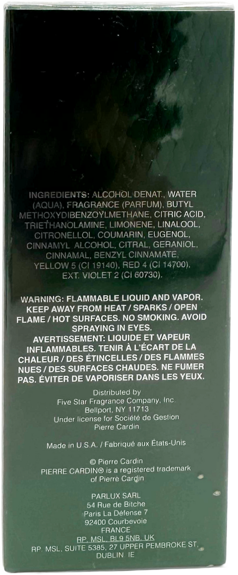 profumo uomo Eau de Toilette Pierre Cardin POUR MONSIEUR spray 75 ml