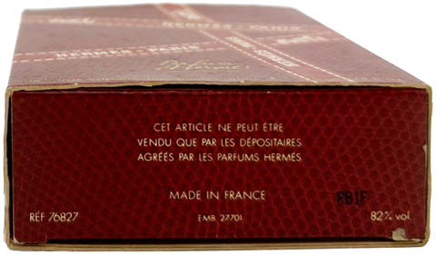 recharge vaporisateur bijou Extrait de PARFUM D'HERMES Ref. 76827 spray 7,5 ml