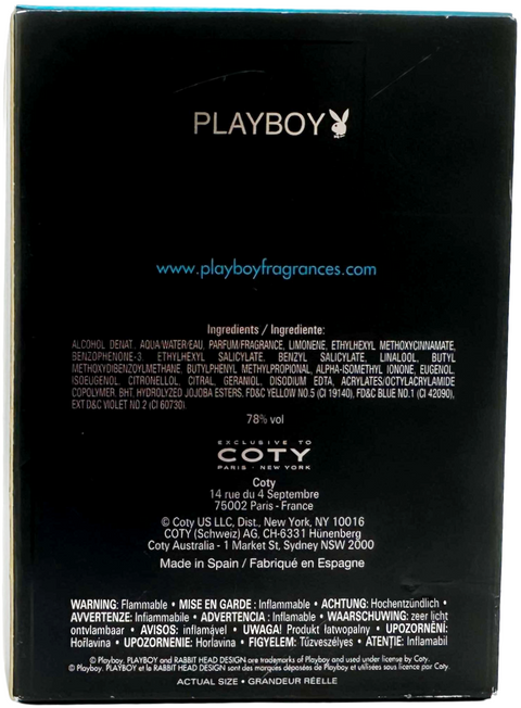 profumo uomo Eau de Toilette Playboy IBIZA spray 100 ml