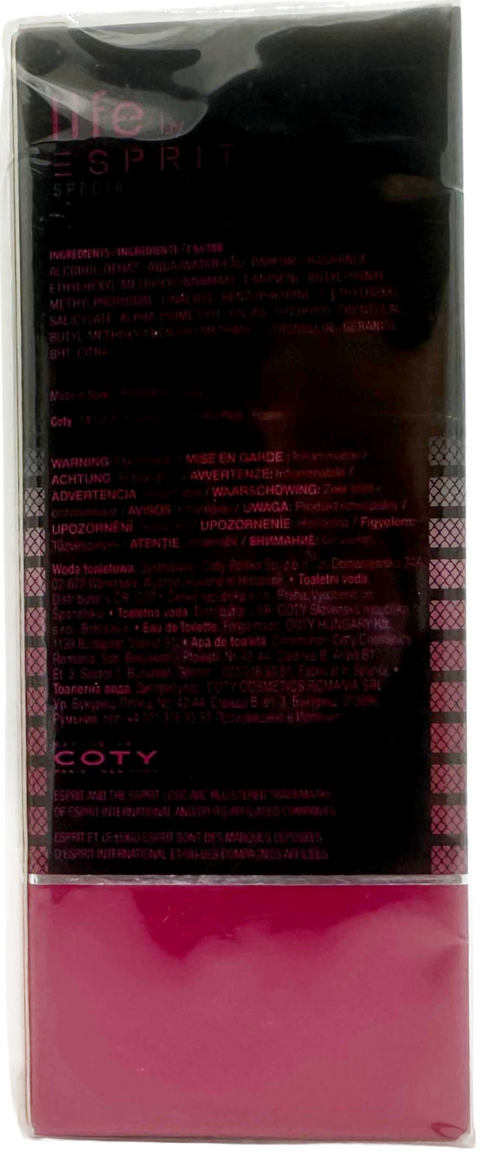 profumo donna Eau de Toilette Esprit LIFE BY ESPRIT SPECIAL EDITION Woman spray 30 ml