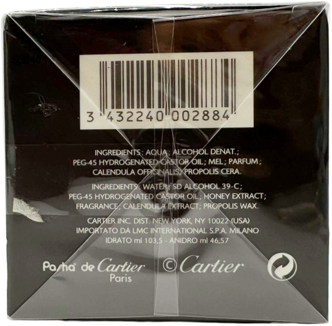after shave lotion PASHA de Cartier Paris Ref. 65455440 (old formula) splash 100 ml