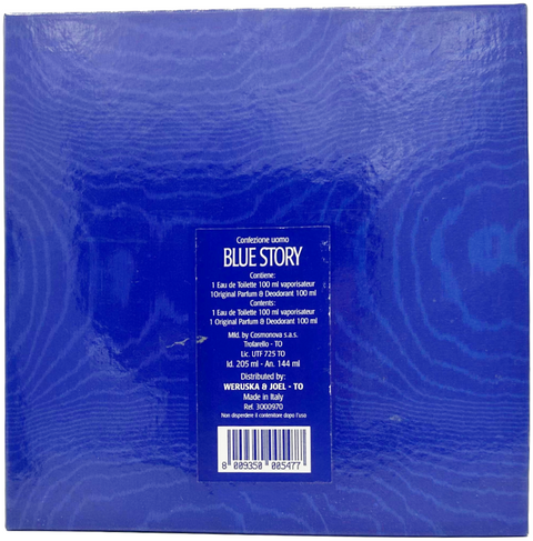 set uomo BLUE STORY Renato Balestra BLU Eau de Toilette 100 ml + Parfum & Deodorant 100 ml