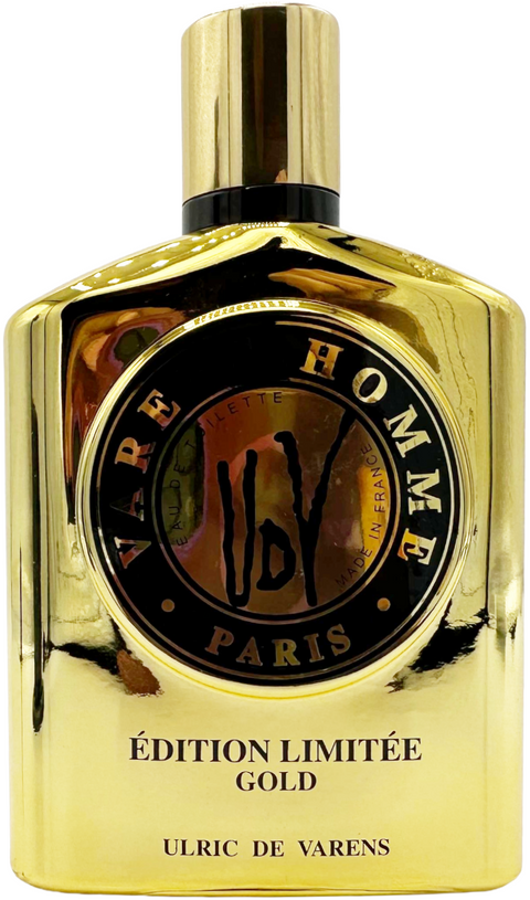 profumo uomo Eau de Toilette Ulric de Varens HOMME GOLD EDITION LIMITEE natural spray 100 ml