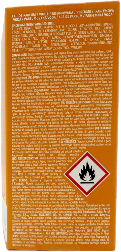 profumo donna Eau de Parfum Capace Exclusive PEACHY PERFECTION Peach & Vanilla natural spray 100 ml