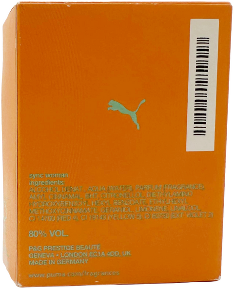 profumo donna Eau de Toilette Puma SYNC Woman natural spray 40 ml