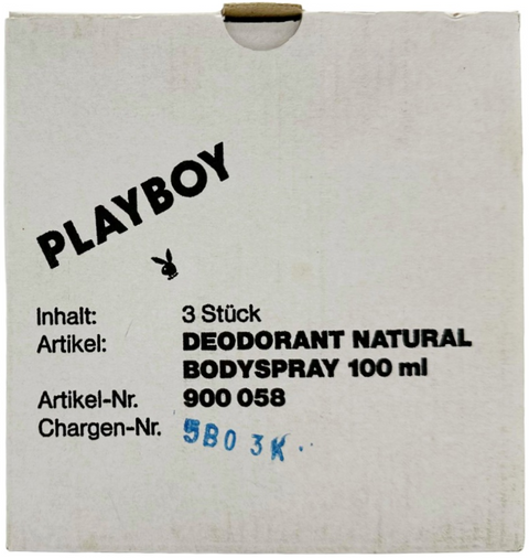 set 3 Eau de Toilette Deodorant Playboy EHP Cosmetics GmbH natural body spray 100 ml