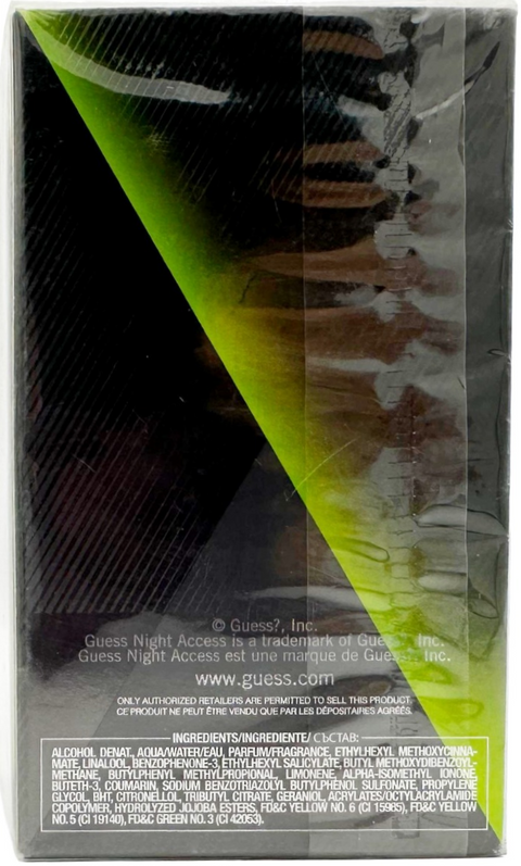 profumo uomo Eau de Toilette Guess NIGHT ACCESS natural spray 100 ml