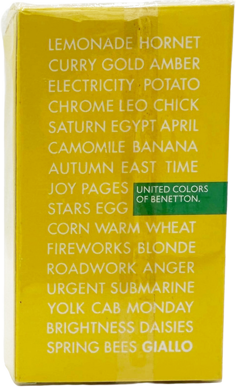 profumo donna Eau de Toilette United Colors Of Benetton GIALLO WOMAN natural spray 30 ml