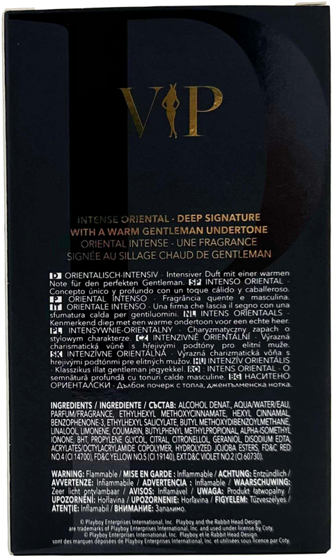 profumo uomo Eau de Toilette Playboy VIP spray for Him 100 ml