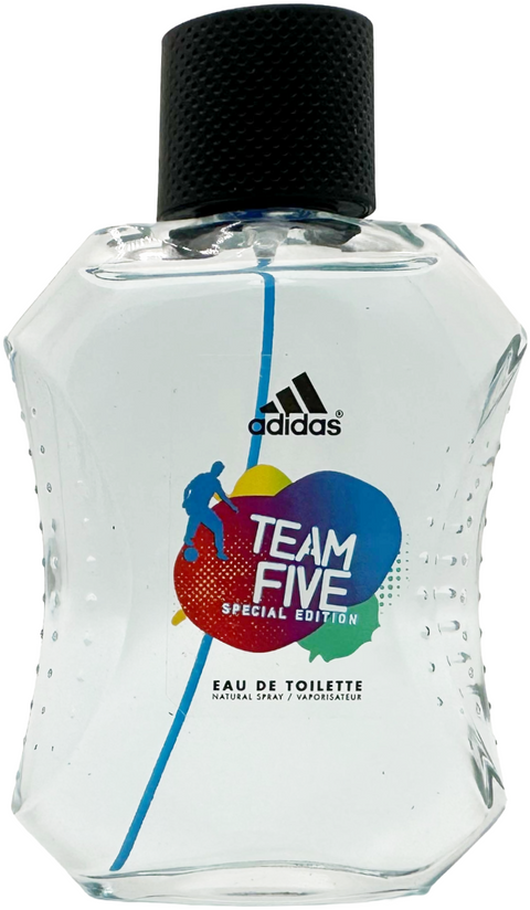 profumo uomo Eau de Toilette Adidas TEAM FIVE SPECIAL EDITION natural spray 100 ml