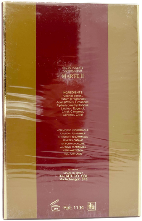 profumo uomo Eau de Toilette Battistoni MARTE II vaporisateur 125 ml