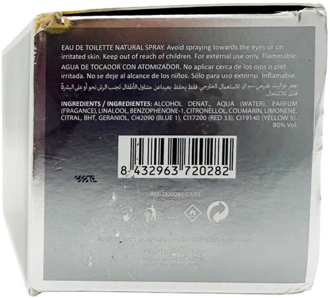 profumo uomo Eau de Toilette Pedro del Hierro Pour Homme natural spray 100 ml