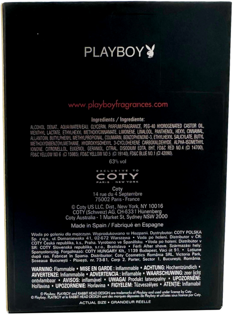 after shave splash Playboy VEGAS 100 ml