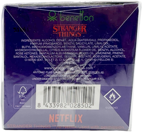 profumo donna Eau de Parfum United Colors Of Benetton SISTERLAND STRANGER THINGS natural spray 80 ml
