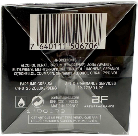 profumo donna Eau de Parfum Grès LUMIERE NOIRE spray 100 ml