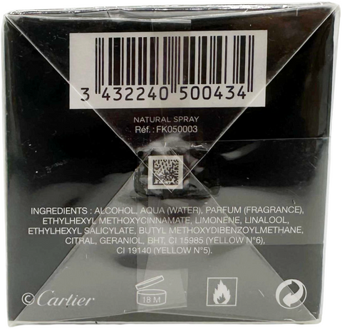 profumo unisex Eau de Parfum Cartier EAU DE CARTIER spray 50 ml