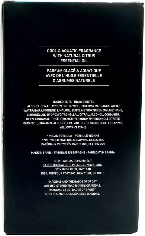 profumo uomo Eau de Toilette Adidas ICE DIVE natural spray 100 ml