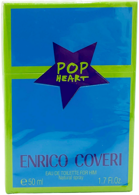 profumo uomo Eau de Toilette Enrico Coveri POP HEART natural spray for Him 50 ml