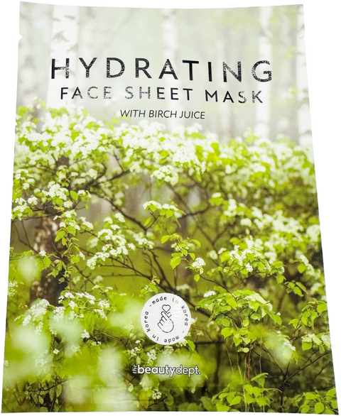 maschera viso The Beauty Dept. HYDRATING Face Sheet Mask with Birch Juice