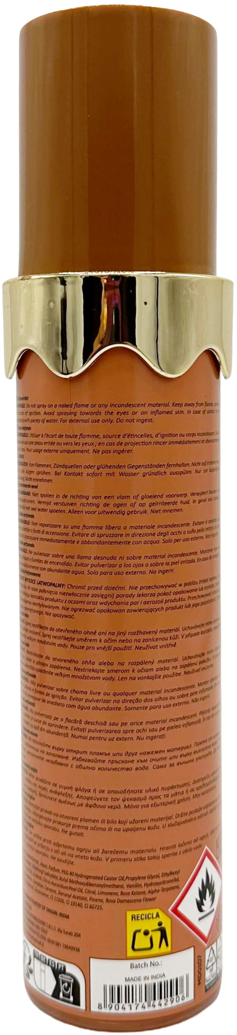 acqua corpo profumata Marc Dion CARAMEL MUSE Fragrance Mist Macaron, Caramel & Espresso-Martini 250 ml