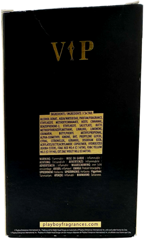 profumo uomo Eau de Toilette Playboy VIP spray for Him 100 ml