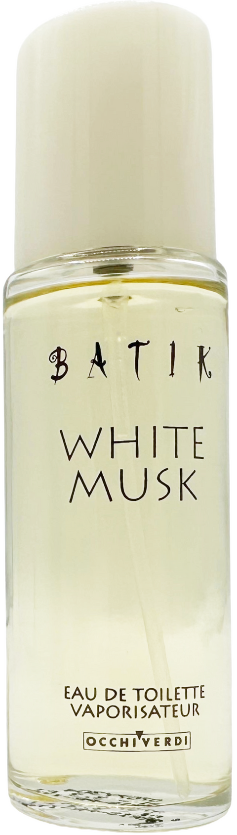 set profumo donna Eau de Toilette Morris OCCHI VERDI BATIK WHITE MUSK vaporisateur 100 ml + Bain Moussant 150 ml