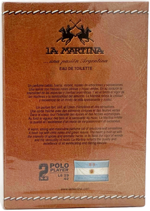 profumo uomo Eau de Toilette La Martina HOMBRE natural spray 100 ml