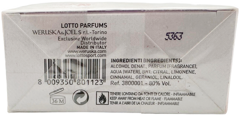 profumo donna Eau de Toilette Lotto WOMAN natural spray 100 ml