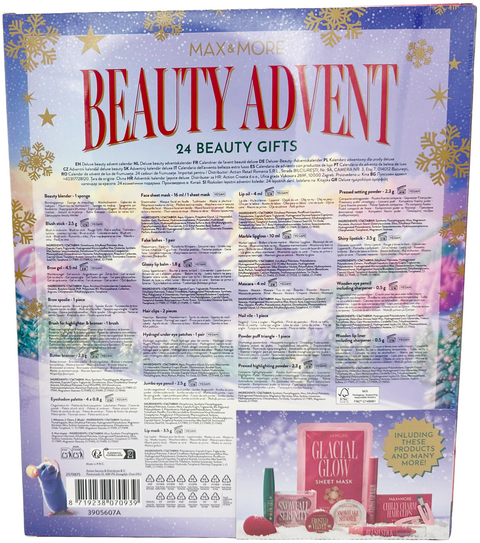 calendario dell'avvento Max & More BEAUTY ADVENT - 24 Beauty Gifts