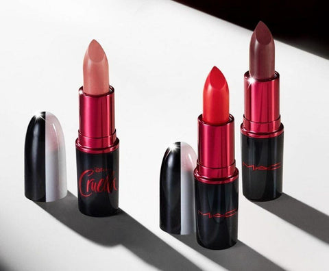 rossetto Mac Cosmetics Matte Lipstick Disney Cruella DE VIL IN THE DETAILS