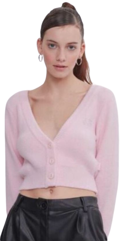 cardigan corto Bershka x Sanrio Hello Kitty 6742/686/144 tg. M