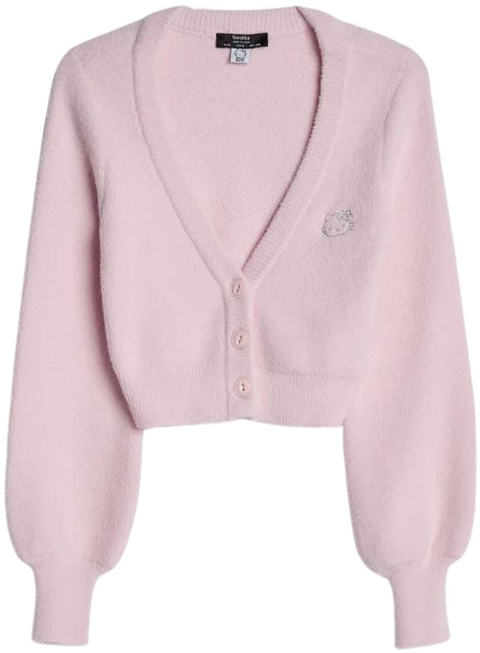 cardigan corto Bershka x Sanrio Hello Kitty 6742/686/144 tg. M