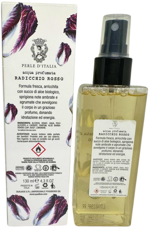 acqua corpo profumata unisex Perle d'Italia Radicchio Rosso Veneto 130 ml