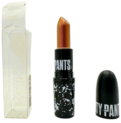 rossetto Mac Cosmetics Frost Lipstick Smarty Pants SHIMMER & SPICE