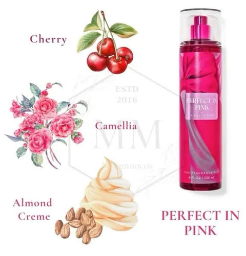 acqua profumata Bath & Body Works PERFECT IN PINK Fine Fragrance Mist 236 ml