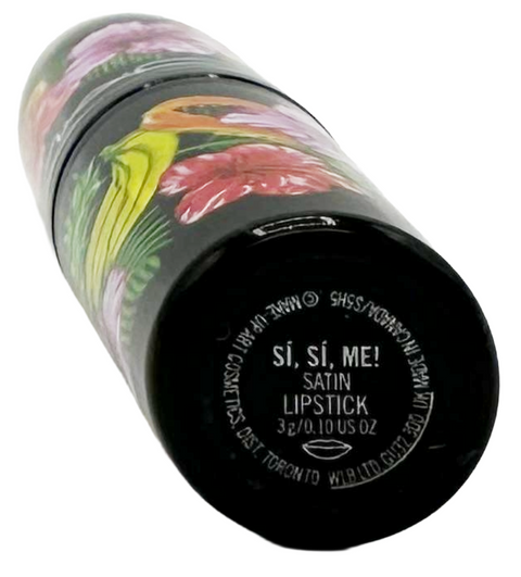 rossetto Mac Cosmetics Satin Lipstick Fruity Juicy SI, SI, ME!