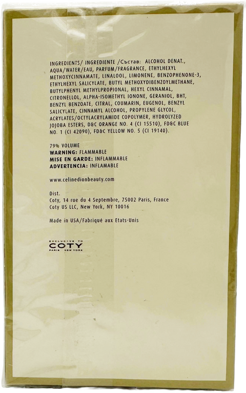 profumo donna Eau de Toilette Celine Dion SIGNATURE spray 15 ml