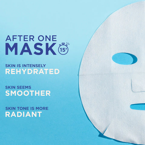 maschera viso in tessuto Garnier SkinActive Hydra Bomb Super Idratante + Rimpolpante
