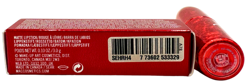 rossetto Mac Cosmetics Matte Lipstick Patrick Starrr SLAY RIDE