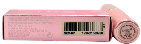 rossetto Mac Cosmetics Lustre Lipstick Frosted Firework #SNOWFILTER